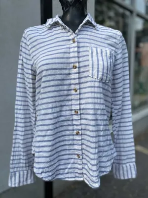 Abercrombie striped shirt XS