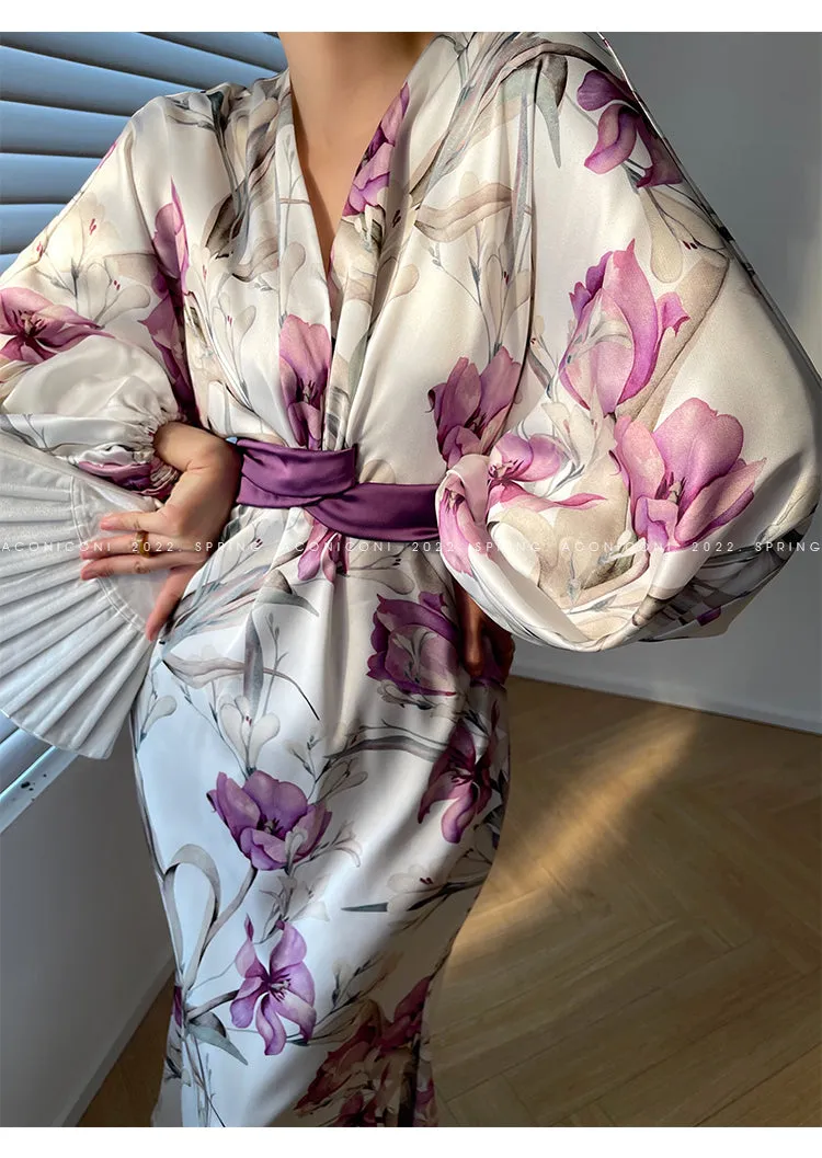 Aconiconi｜French light luxury japanese inspired dress - Begonia
