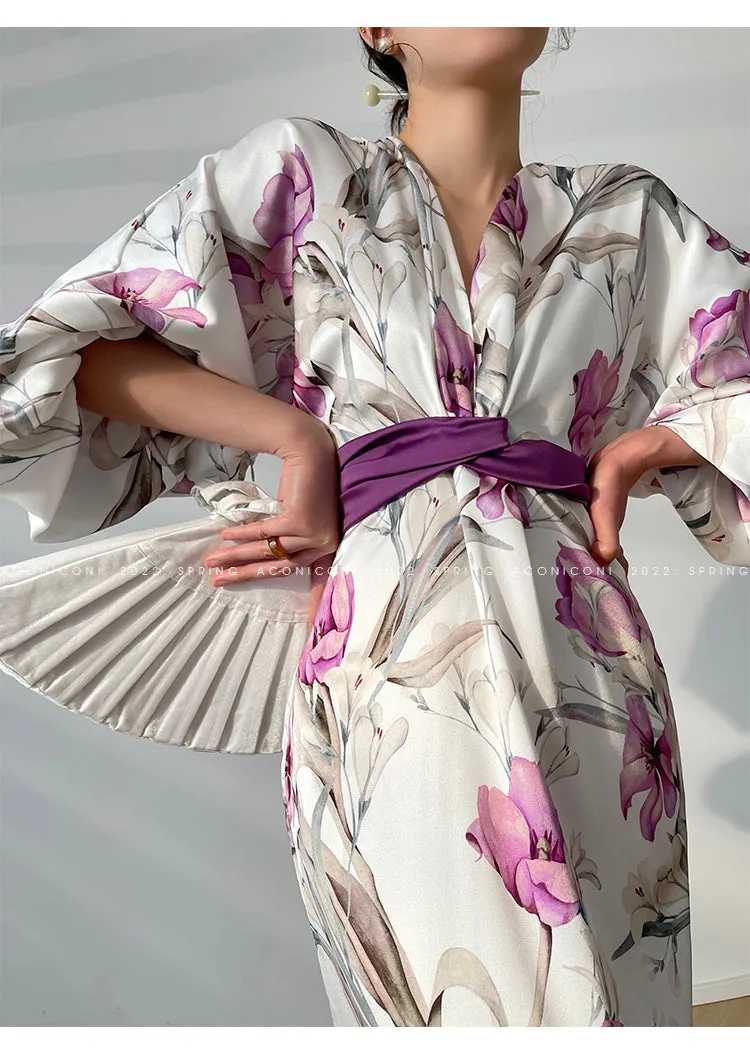 Aconiconi｜French light luxury japanese inspired dress - Begonia