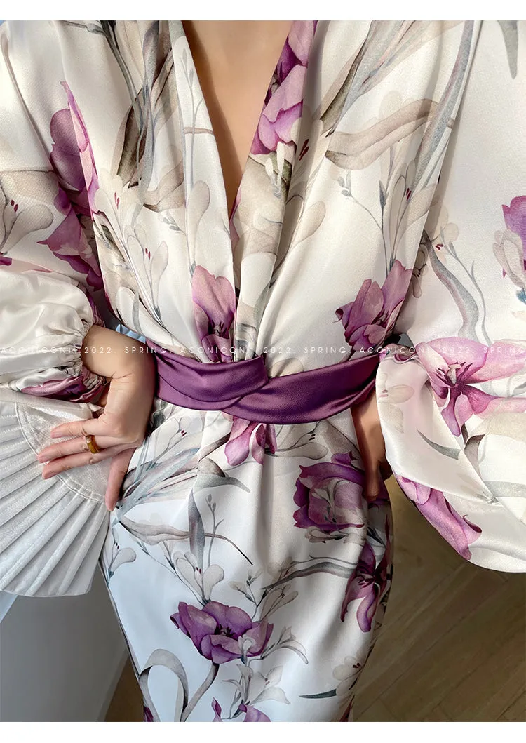 Aconiconi｜French light luxury japanese inspired dress - Begonia