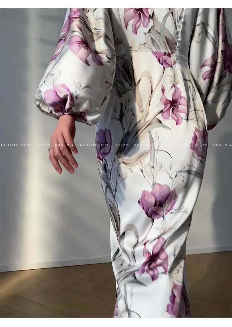Aconiconi｜French light luxury japanese inspired dress - Begonia