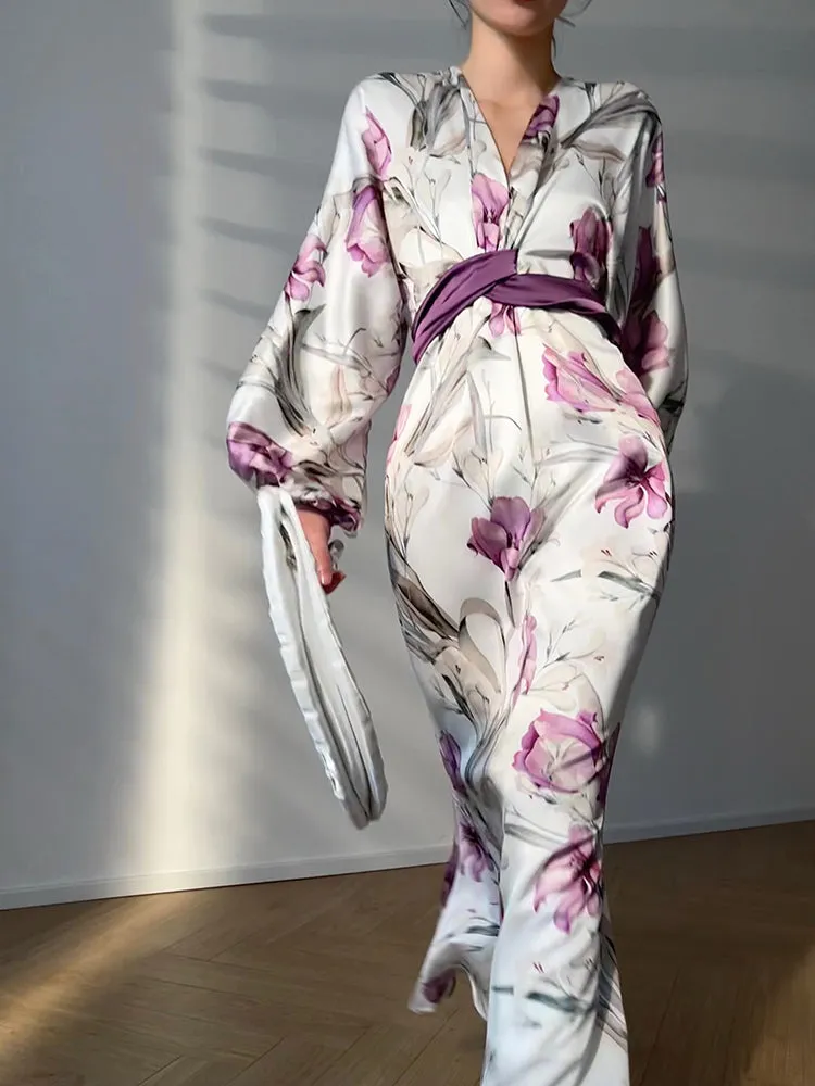 Aconiconi｜French light luxury japanese inspired dress - Begonia