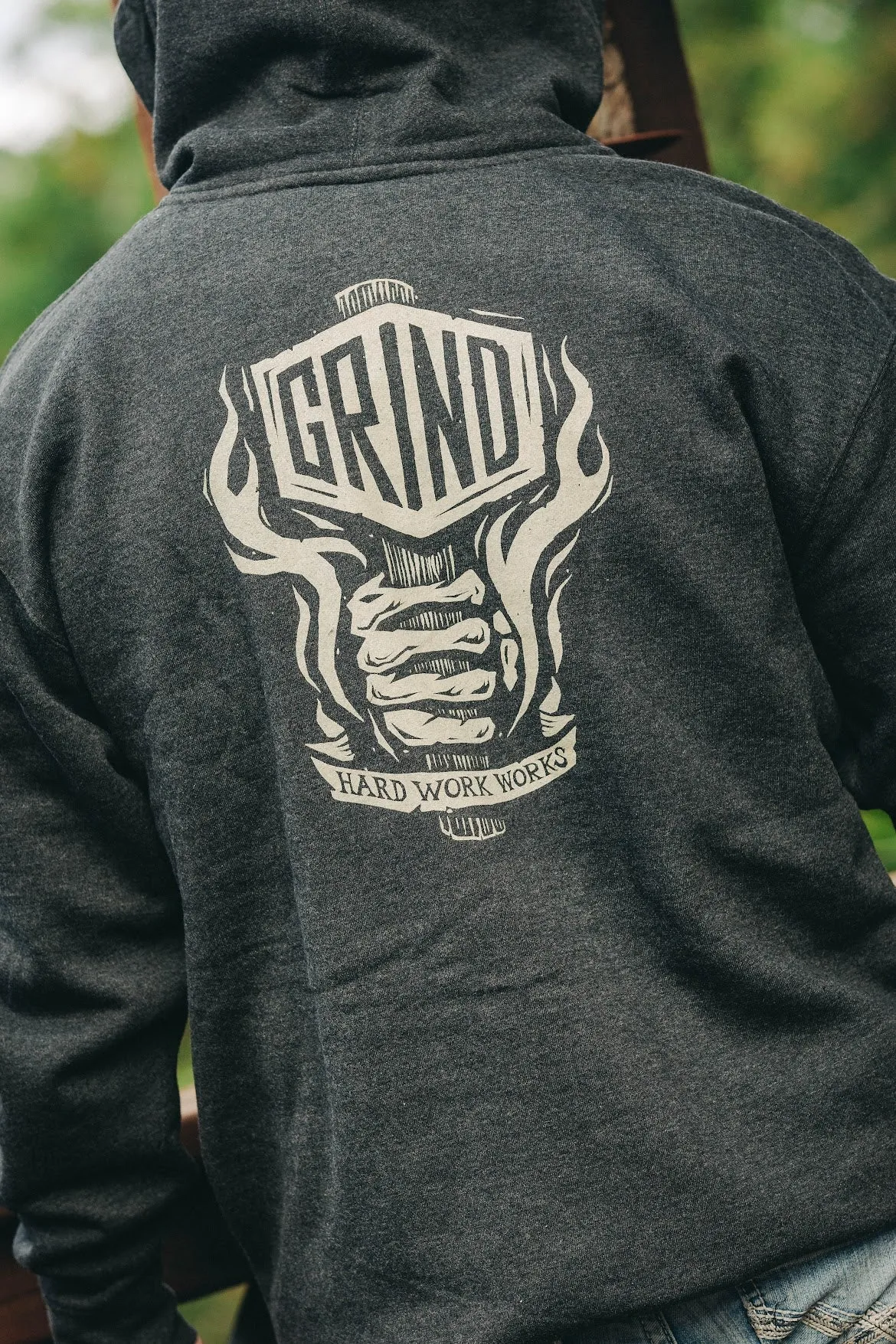 Axe To Grind - Heavyweight Zip-Up Hoodie