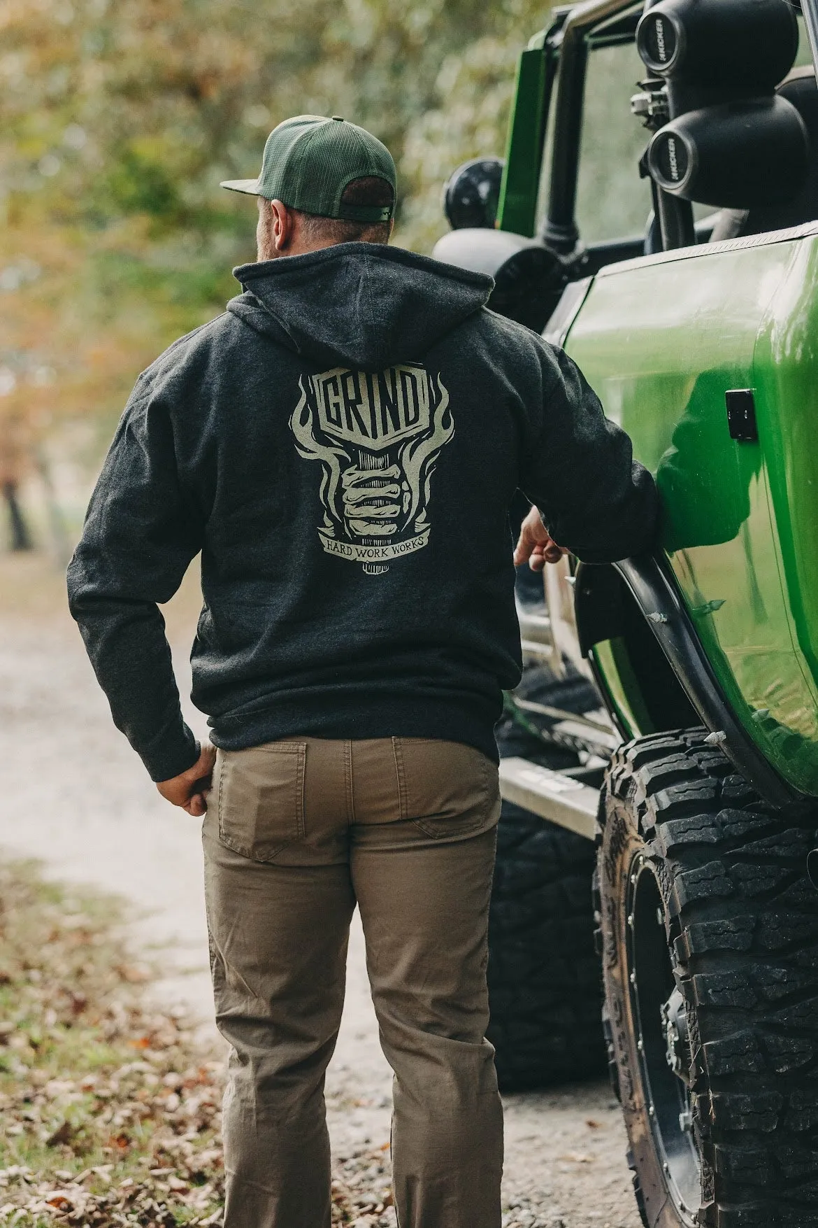 Axe To Grind - Heavyweight Zip-Up Hoodie
