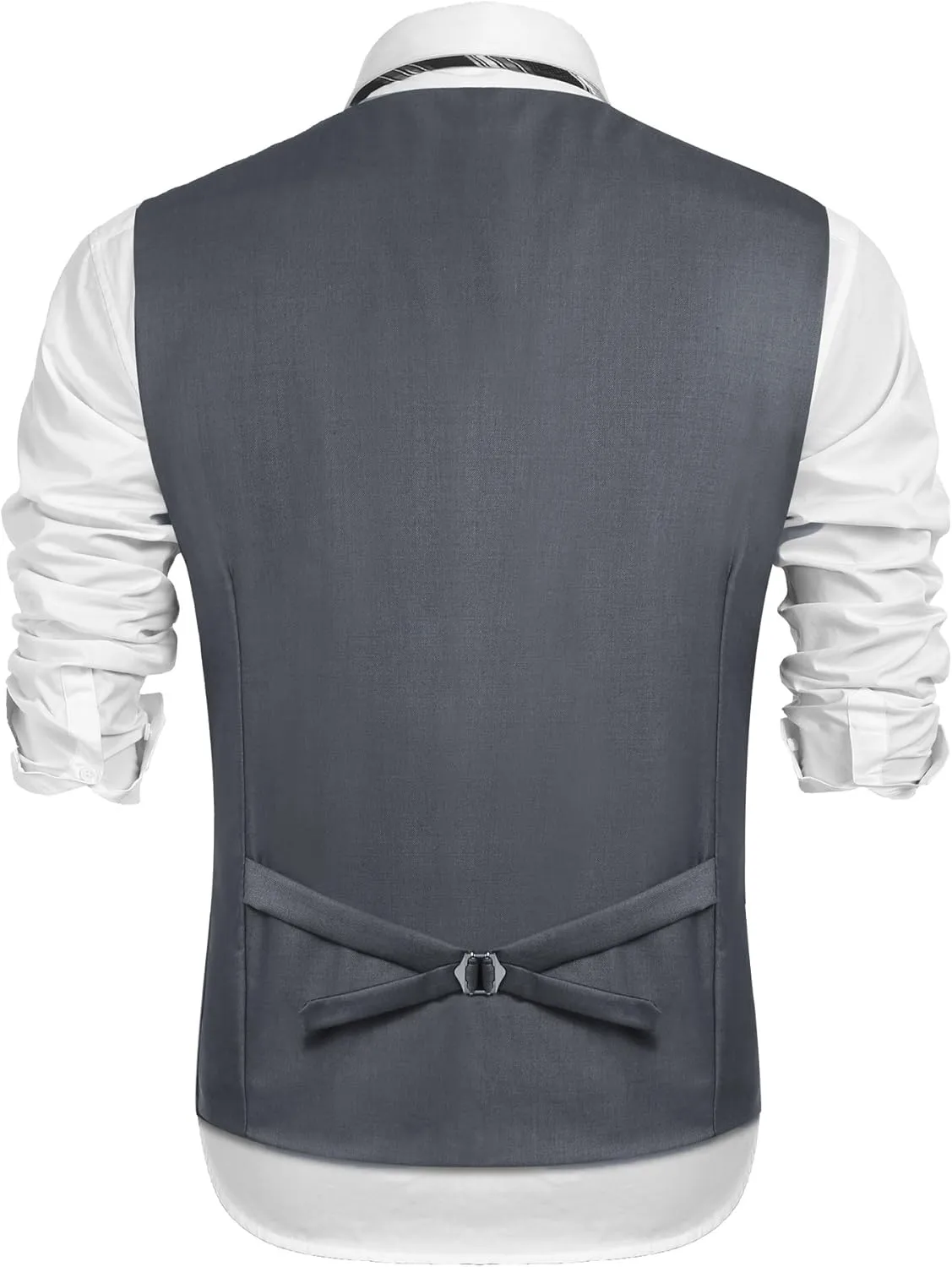 COOFANDY Mens Suit Vest Formal Dress Vest Slim Fit Buesiness Wedding Waistcoat