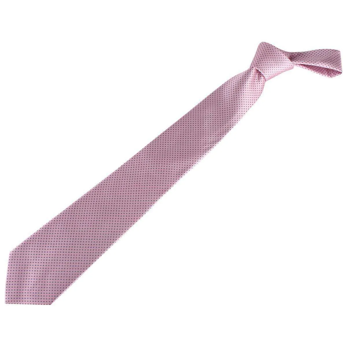 David Van Hagen Pin Dot Tie - Pink/Navy