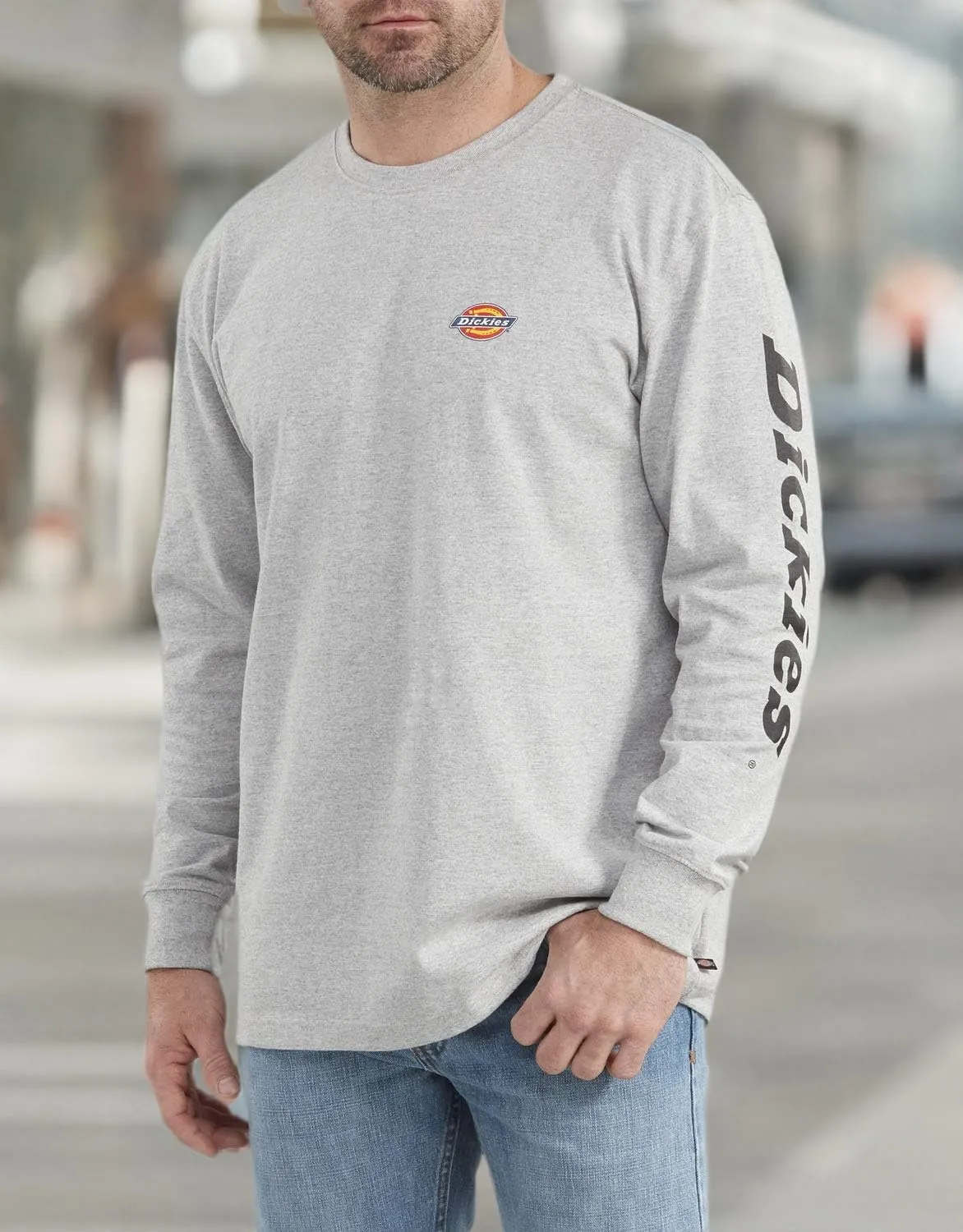 Dickies Men's Long Sleeve Logo Graphic Tee