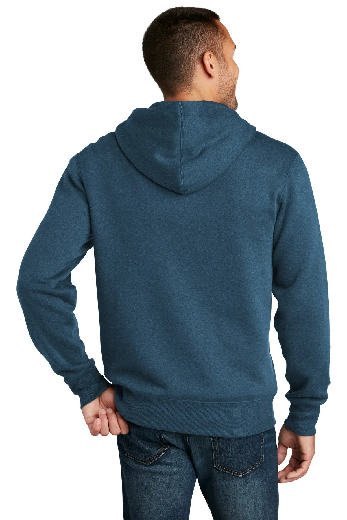 District Men's Perfect Weight Fleece Full-Zip Hoodie