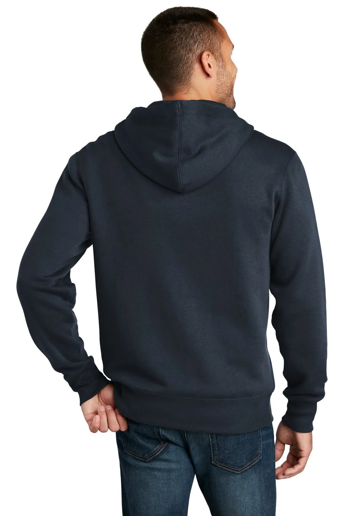 District Men's Perfect Weight Fleece Full-Zip Hoodie
