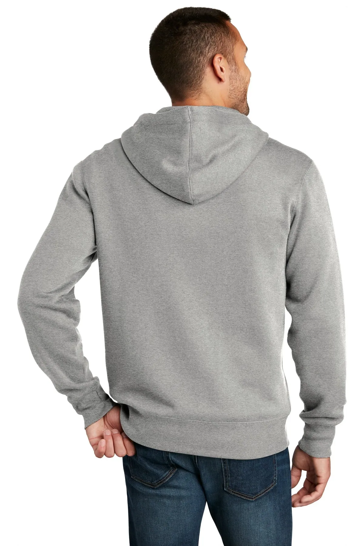 District Men's Perfect Weight Fleece Full-Zip Hoodie
