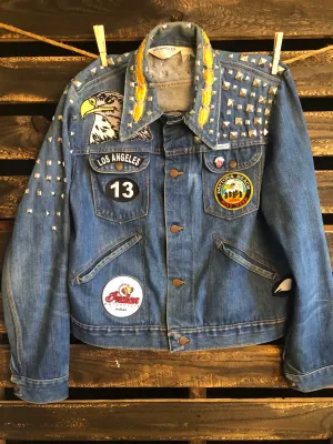 Eagles Motorcycle Denim Wrangler Jacket