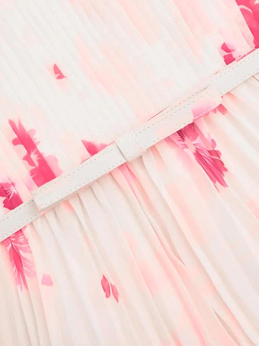 Floral chiffon dress