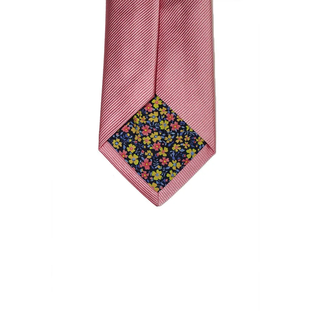 HEMLEY Micro Stripe Silk Tie RED