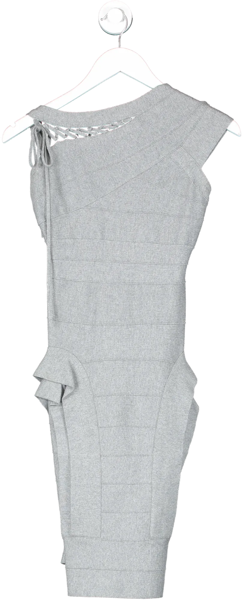 Herve Leger Grey bandage Cocktail Dress UK XS