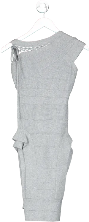 Herve Leger Grey bandage Cocktail Dress UK XS