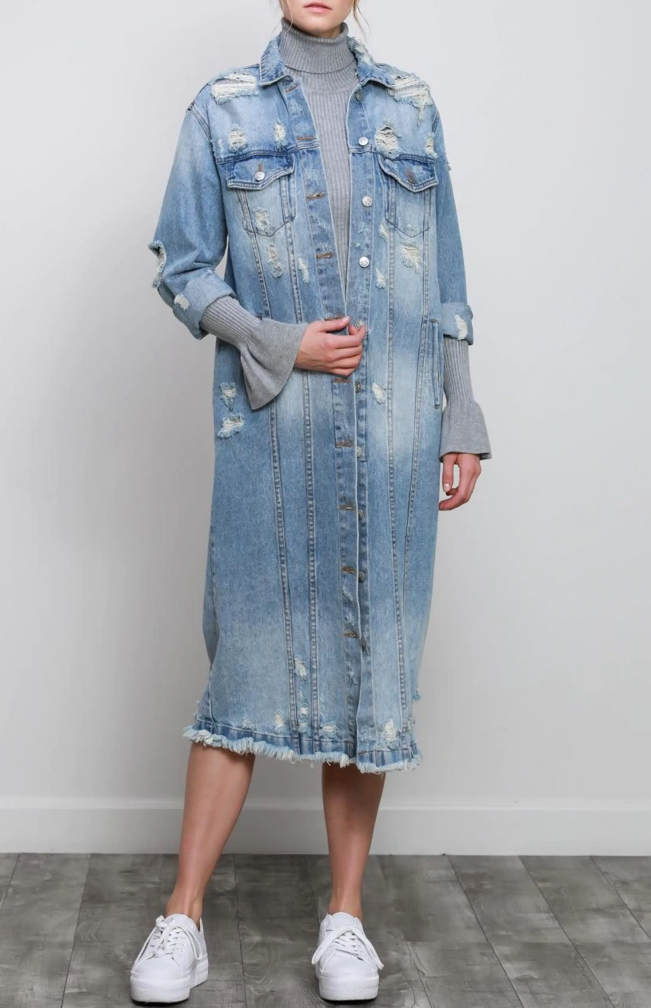 Long Denim Jacket