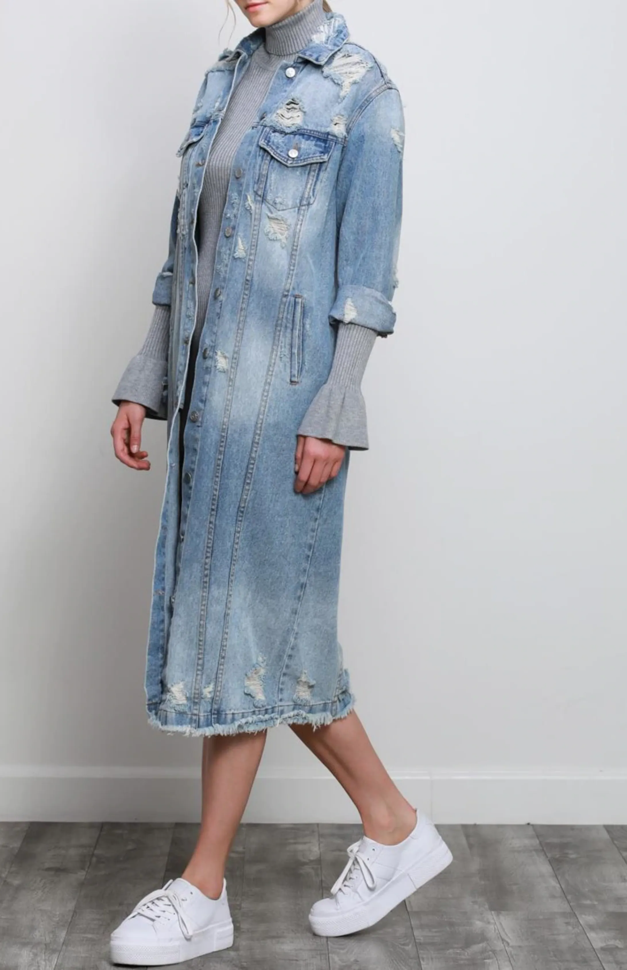 Long Denim Jacket