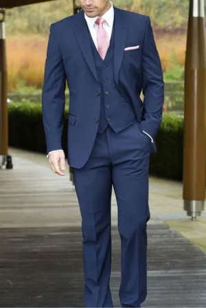 Men's 3 Piece Suit Blue Engagement Slim Fit Suit, Dinner Suit, Party Wear Suit, Wedding Groom suits Bespoke For Men
