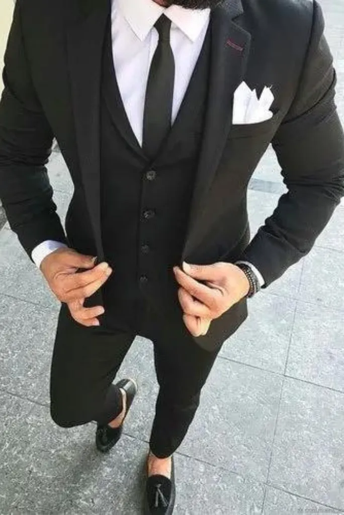 Men's 3 Piece Suit Wedding Suit Formal Slim Fit Suit Dinner Suit Party Wear Tailoring Bespoke Prom Wear