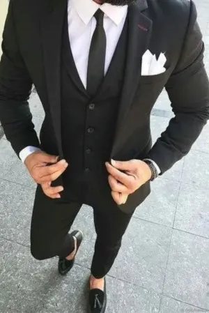 Men's 3 Piece Suit Wedding Suit Formal Slim Fit Suit Dinner Suit Party Wear Tailoring Bespoke Prom Wear