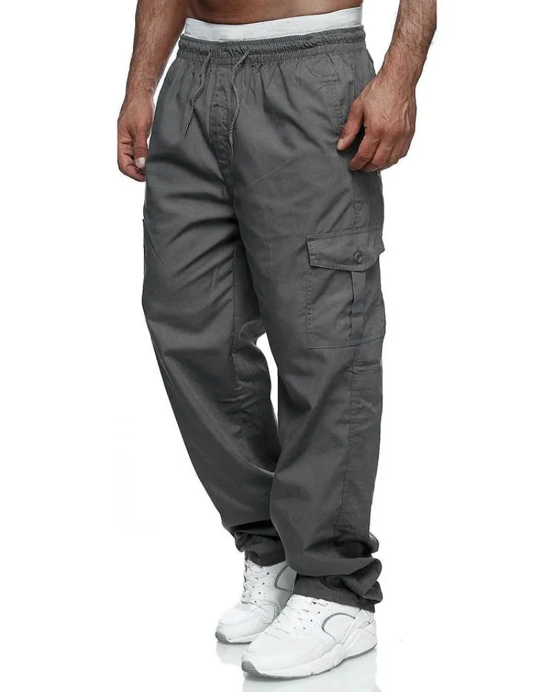 Men's Loose-Fitting Multi-Pocket Cargo Pants | Perfect for Casual Days