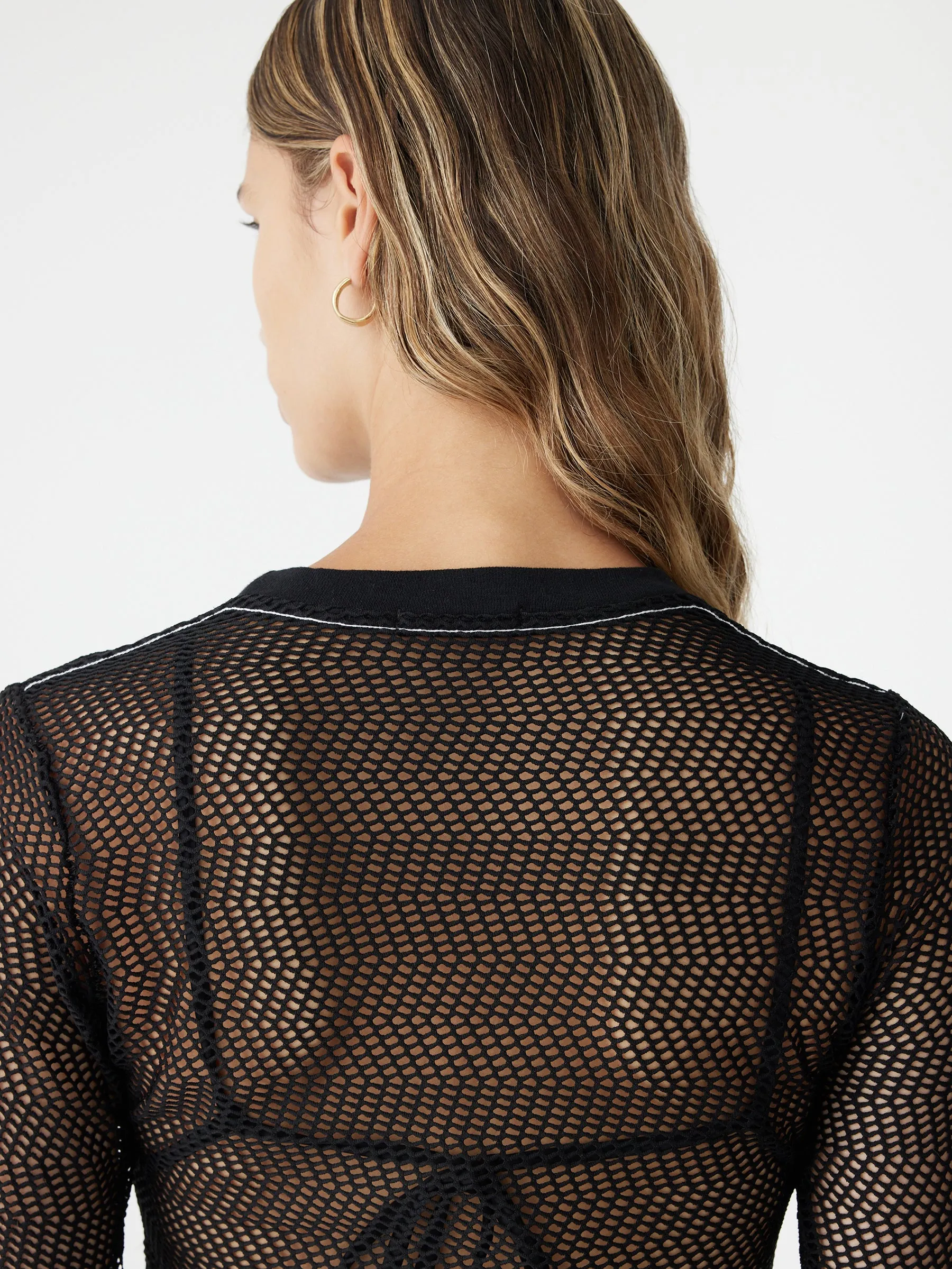 Mesh Baby Long Sleeve Top