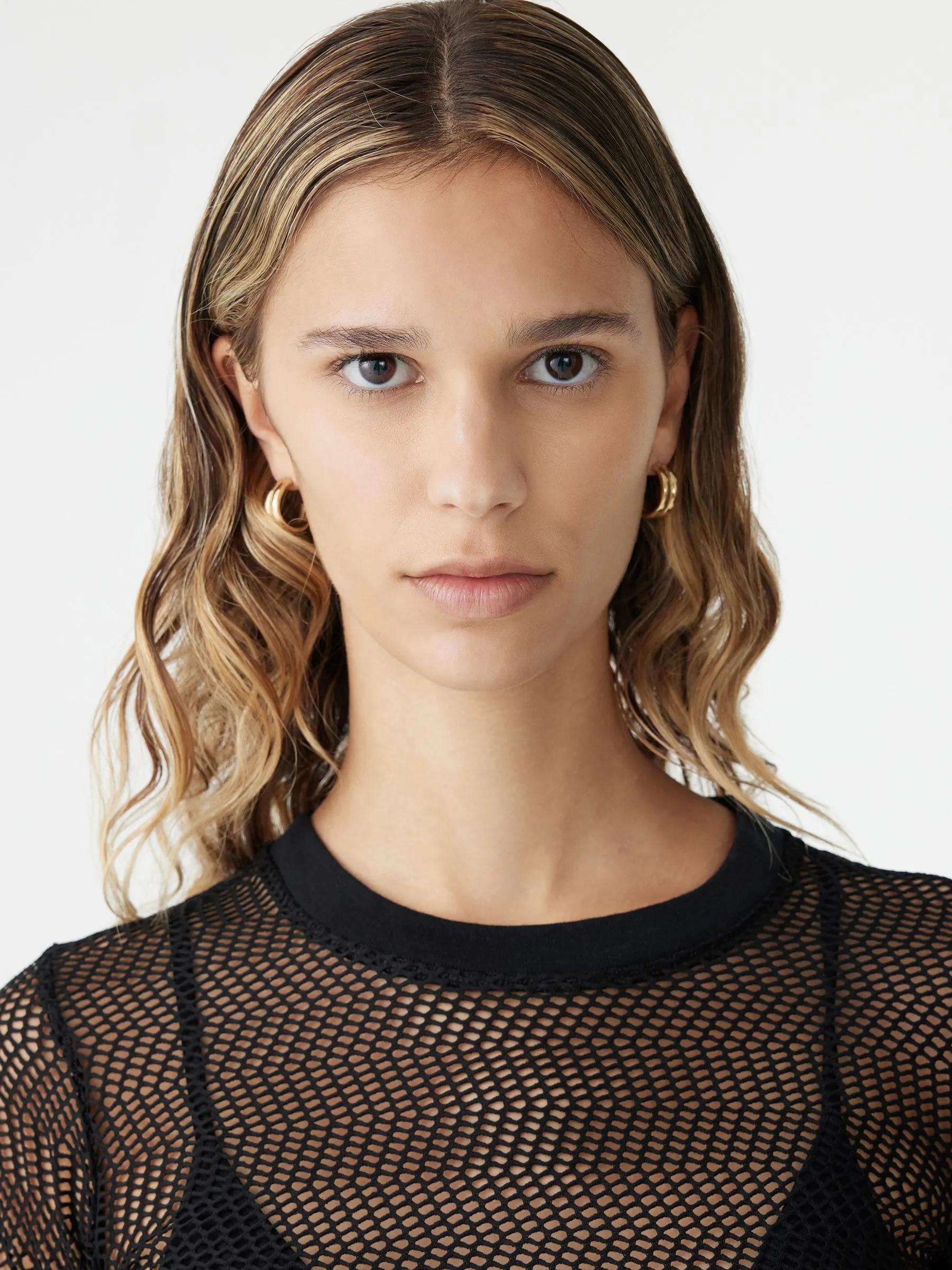Mesh Baby Long Sleeve Top