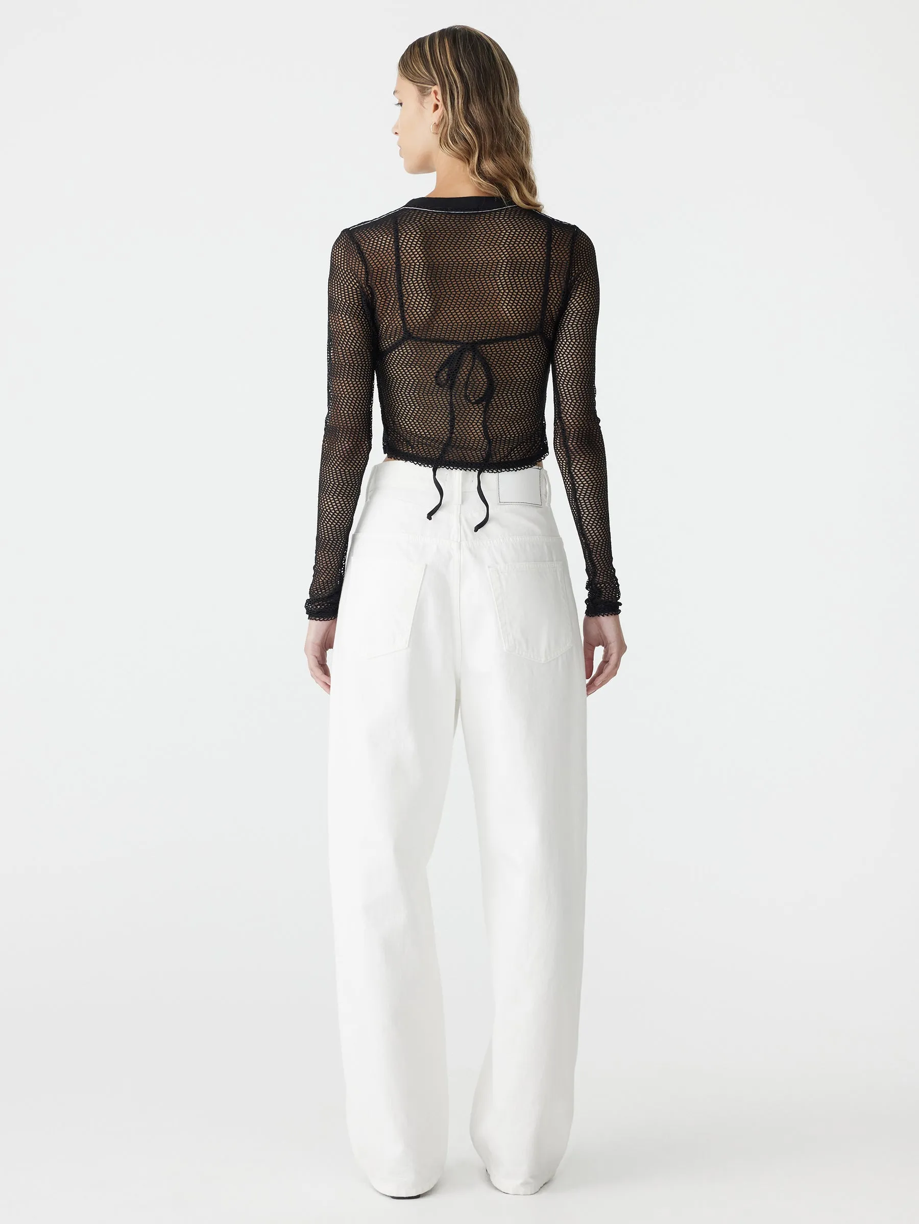 Mesh Baby Long Sleeve Top