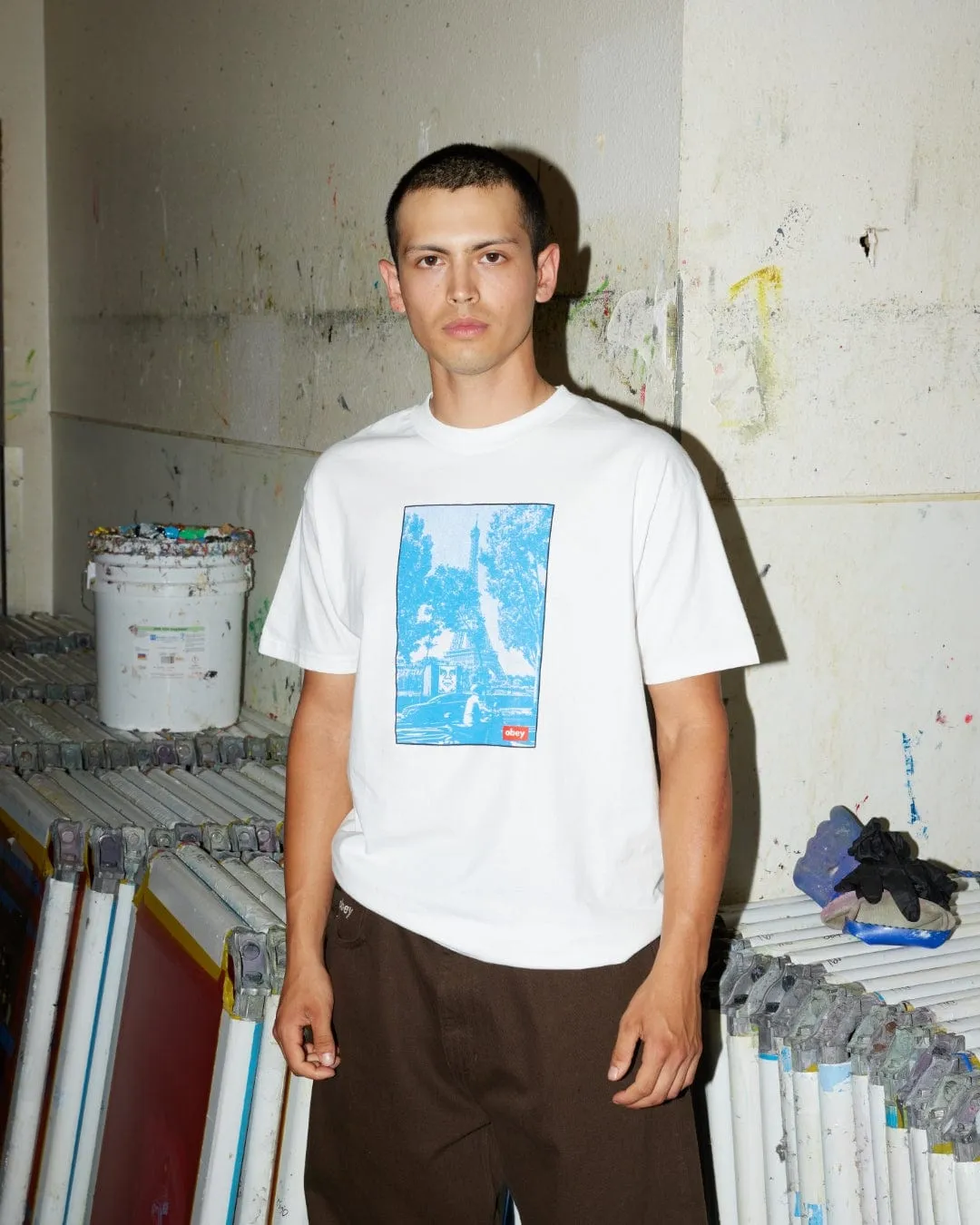 OBEY PARIS PHOTO CLASSIC TEE