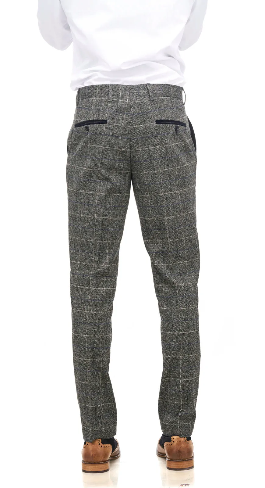 Scott Grey Check Tweed Wedding Suit | Wedding Suit | Father & Son Suit