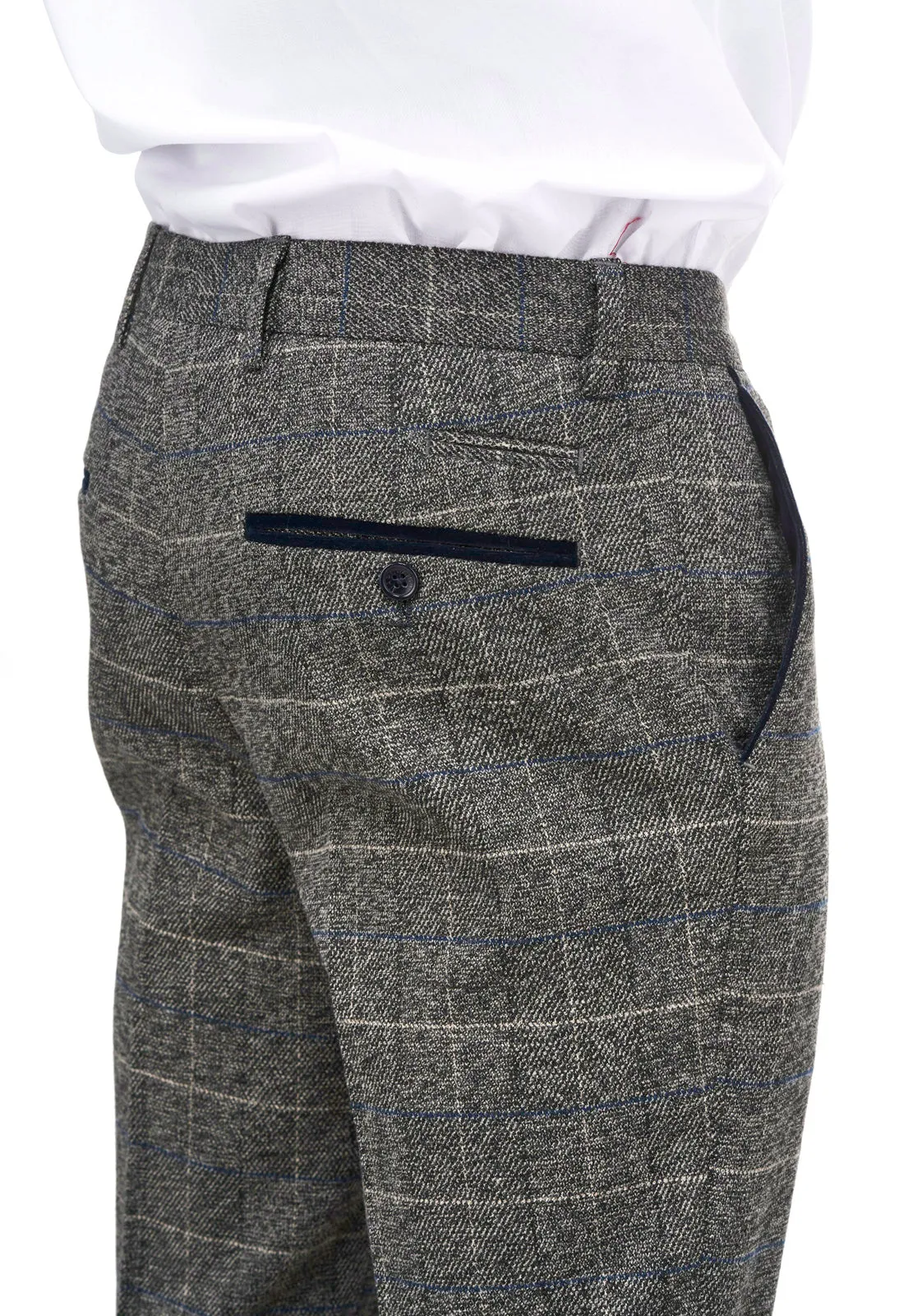 Scott Grey Check Tweed Wedding Suit | Wedding Suit | Father & Son Suit