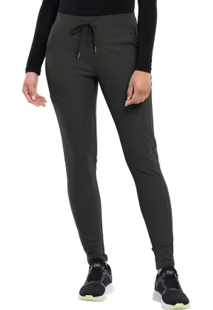 Scrub Pants - Cherokee Women's Form Mid Rise Tapered Leg Drawstring Pant - Olive Branch, CK095