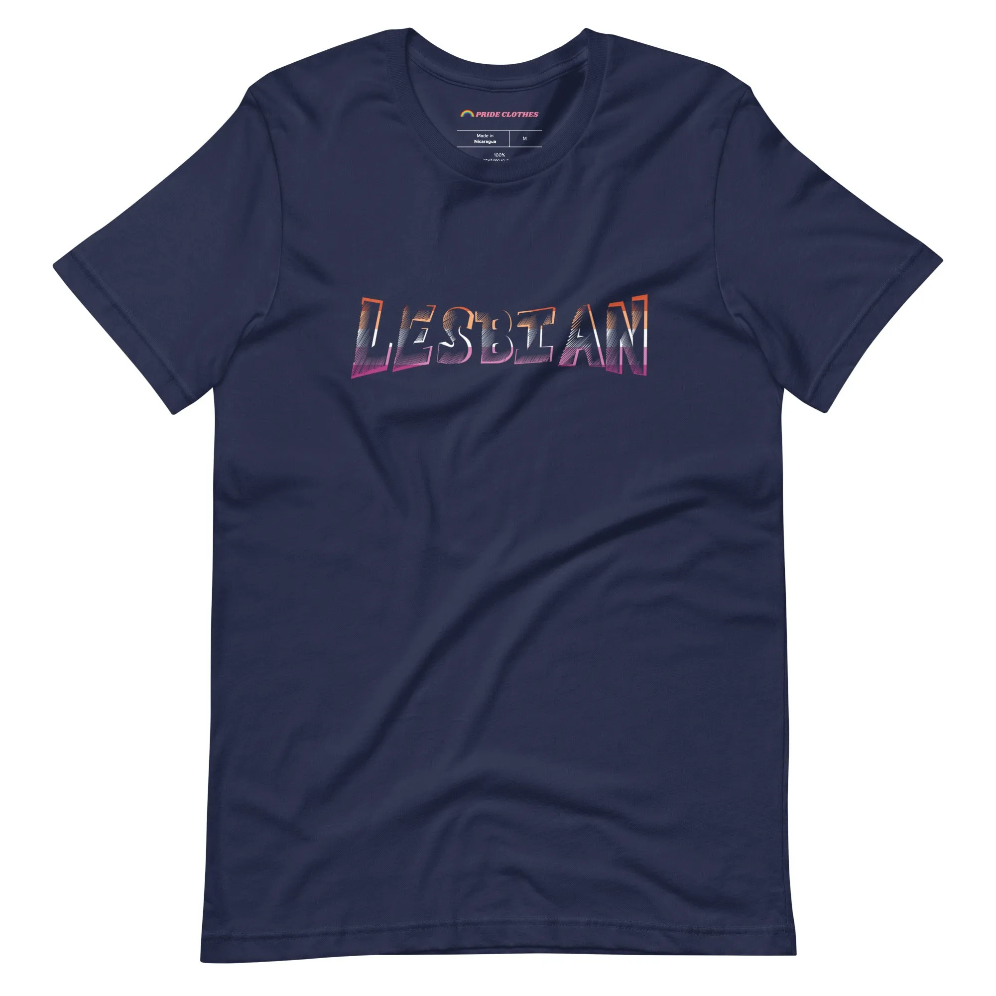 Street Style Lesbian Pride Flag Colors Art T-Shirt