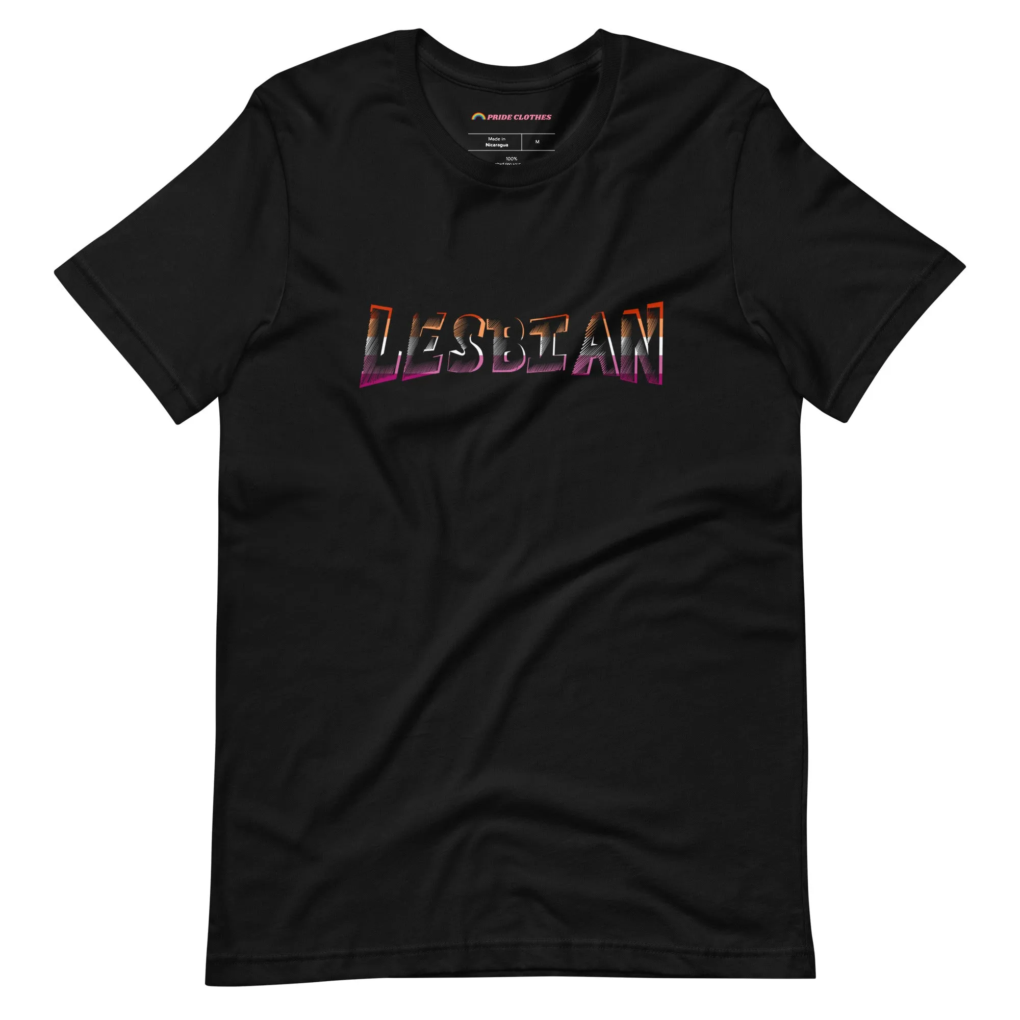 Street Style Lesbian Pride Flag Colors Art T-Shirt