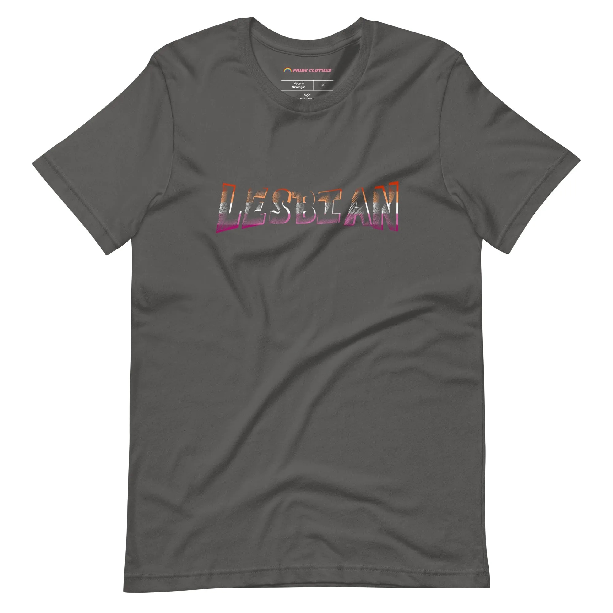 Street Style Lesbian Pride Flag Colors Art T-Shirt