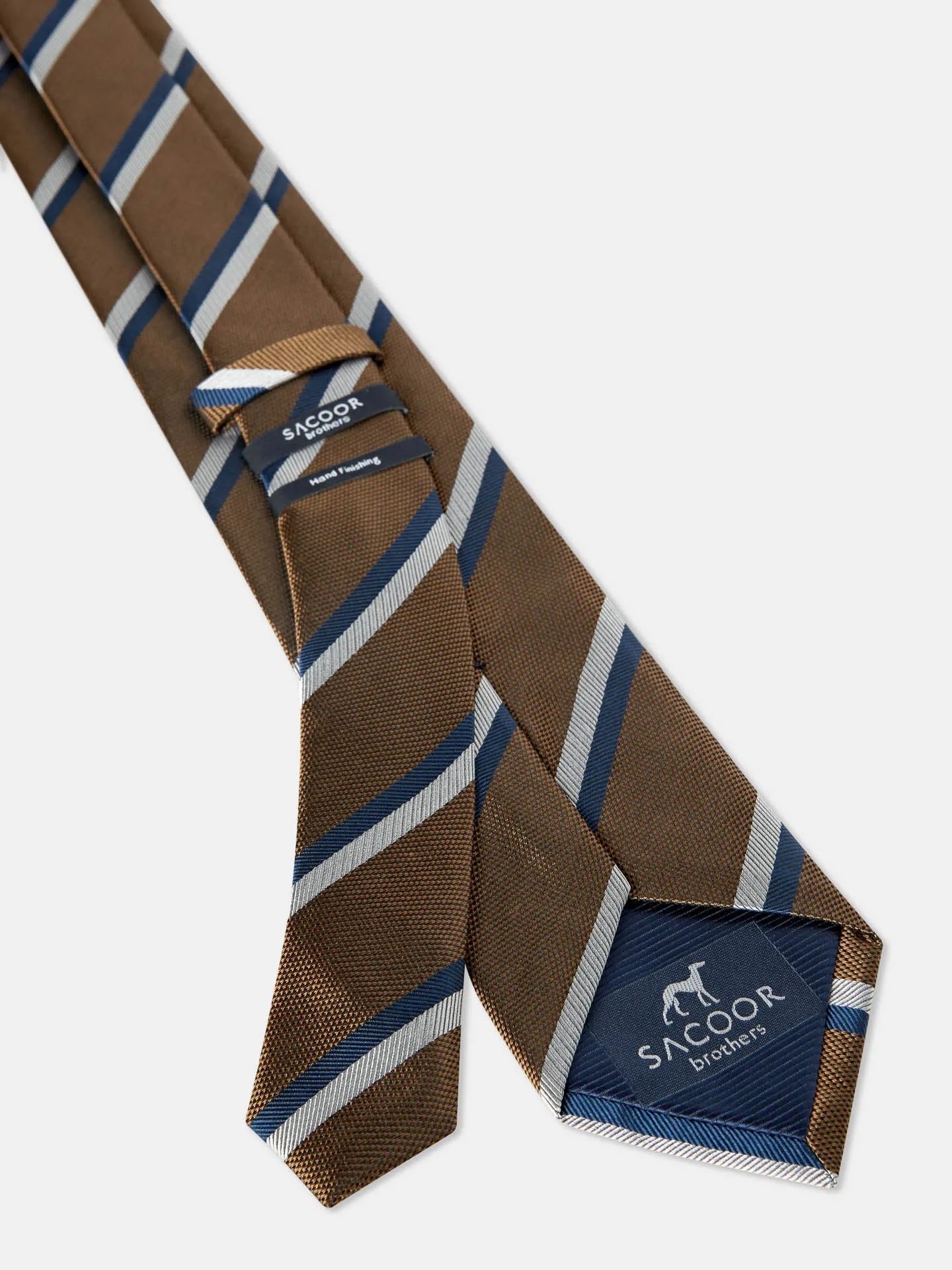 Striped Pattern 100% Silk Tie 7,5cm