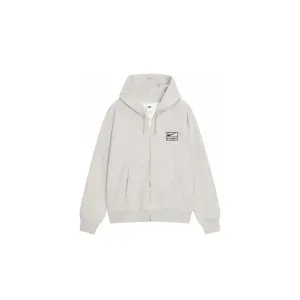 Stussy x Nike Stone Washed Fleece Zip Hoodie 'Black' (2024)