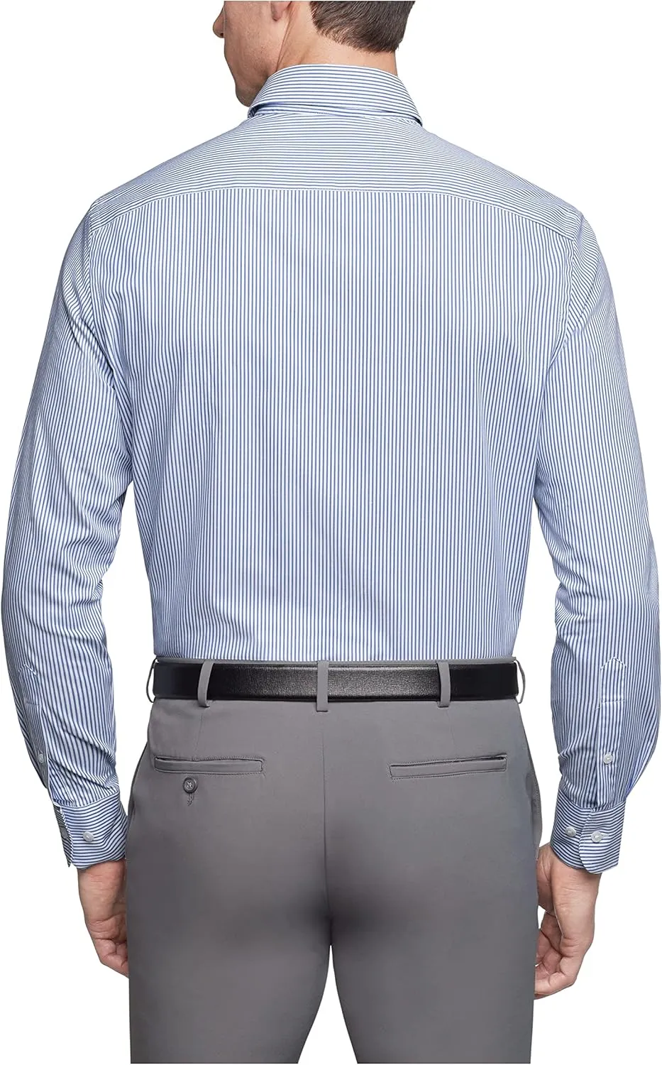 Van Heusen Men's Regular Fit Pinpoint Stripe Dress Shirt - Amazon Exclusive