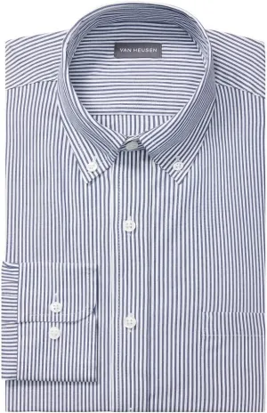 Van Heusen Men's Regular Fit Pinpoint Stripe Dress Shirt - Amazon Exclusive