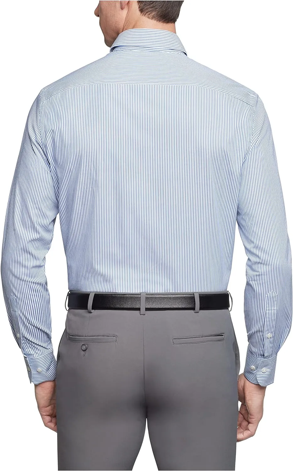 Van Heusen Men's Regular Fit Pinpoint Stripe Dress Shirt - Amazon Exclusive