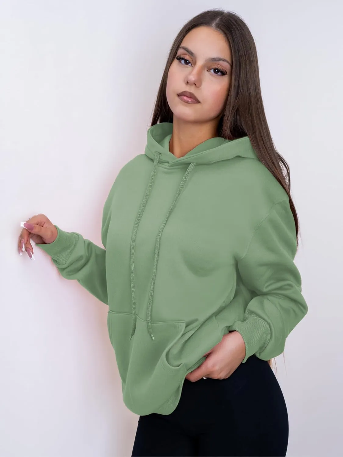 Womens Hoodies Pullover Fleece Sweatshirts Long Sleeve Hoodie With Front Pocket